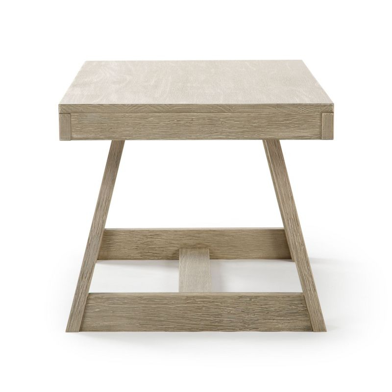 Plank+Beam Solid Wood Classic Rectangular Coffee Table, 48" Farmhouse Coffee Table