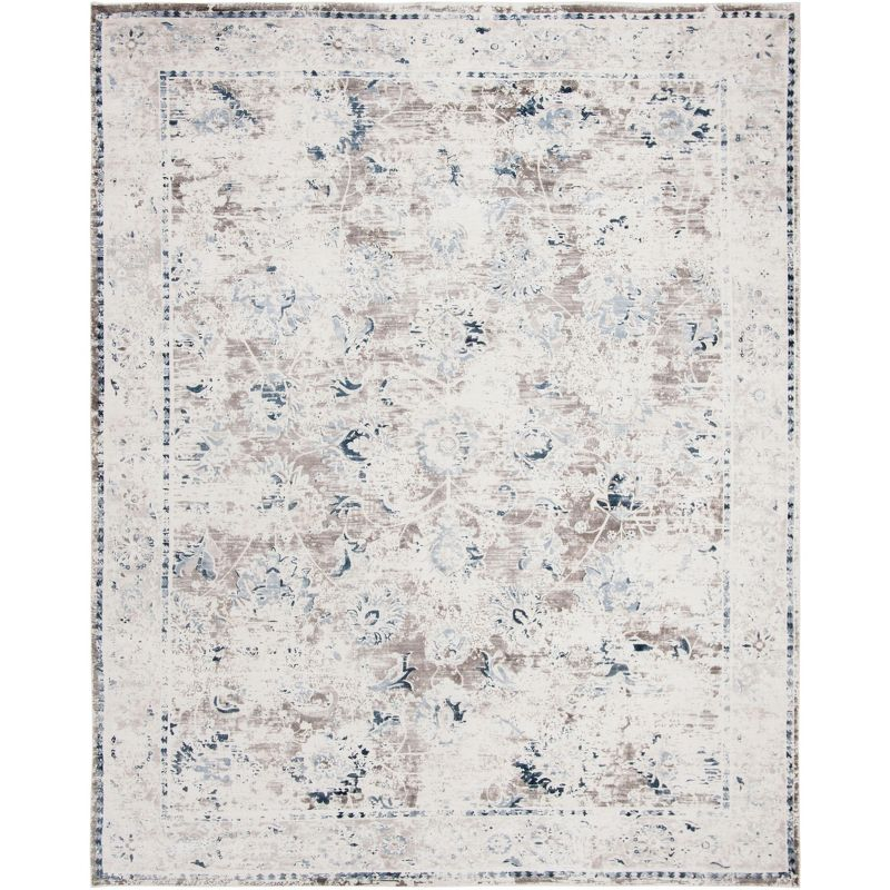 Mirage MIR972 Hand Loomed Area Rug - Blue/Charcoal - 8'x10' - Safavieh.