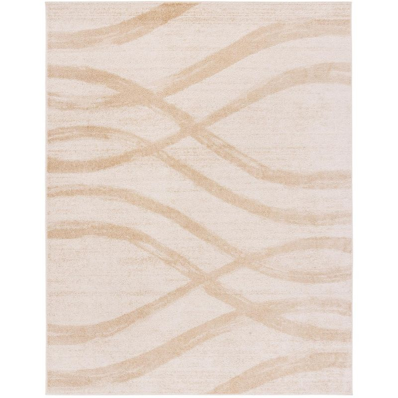 Adirondack ADR125 Machine Made Indoor Area Rug - Cream/Champagne - 9'x12' - Safavieh