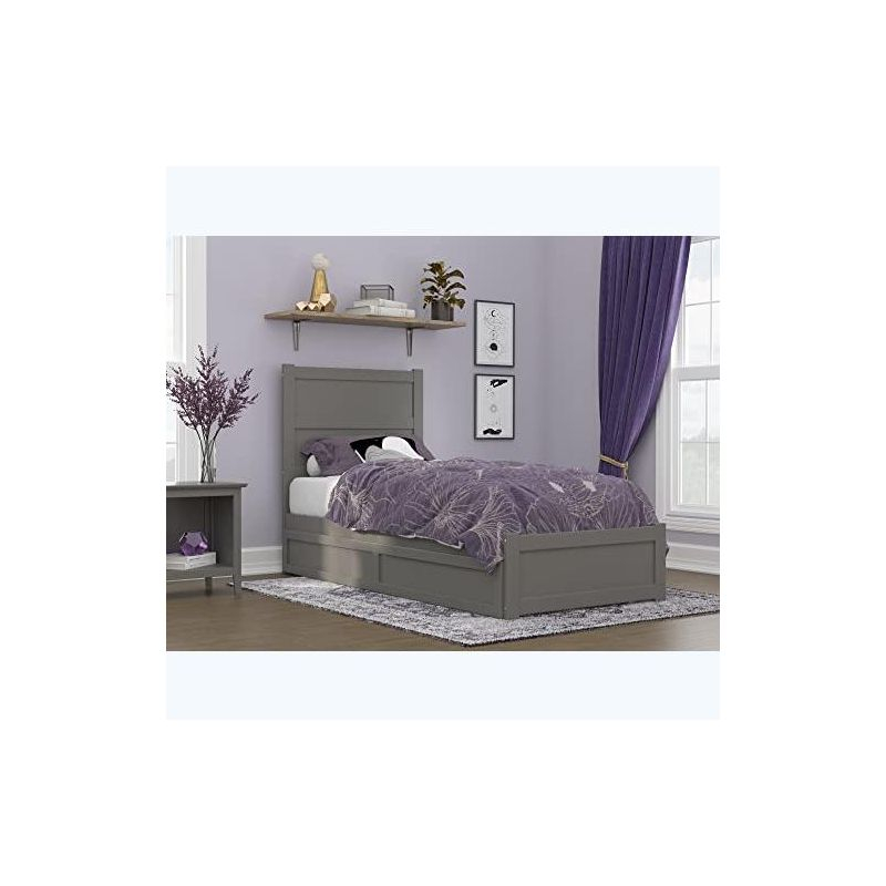 AFI Furnishings NoHo Platform Bed TXL with Footboard & TXL Trundle AG