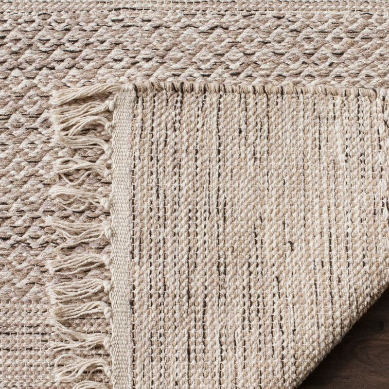 Montauk MTK330 Hand Woven Indoor Area Rug - Ivory/Steel Grey - 8'x10' - Safavieh