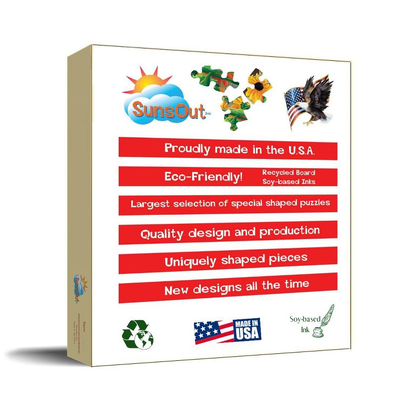 Sunsout Walk on the Wild Side 650 pc Special Shape  Jigsaw Puzzle 95761