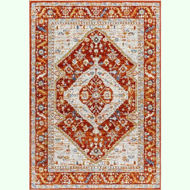 Mark & Day Yashika 5'3"x7' Rectangle Woven Indoor Area Rugs Bright Red