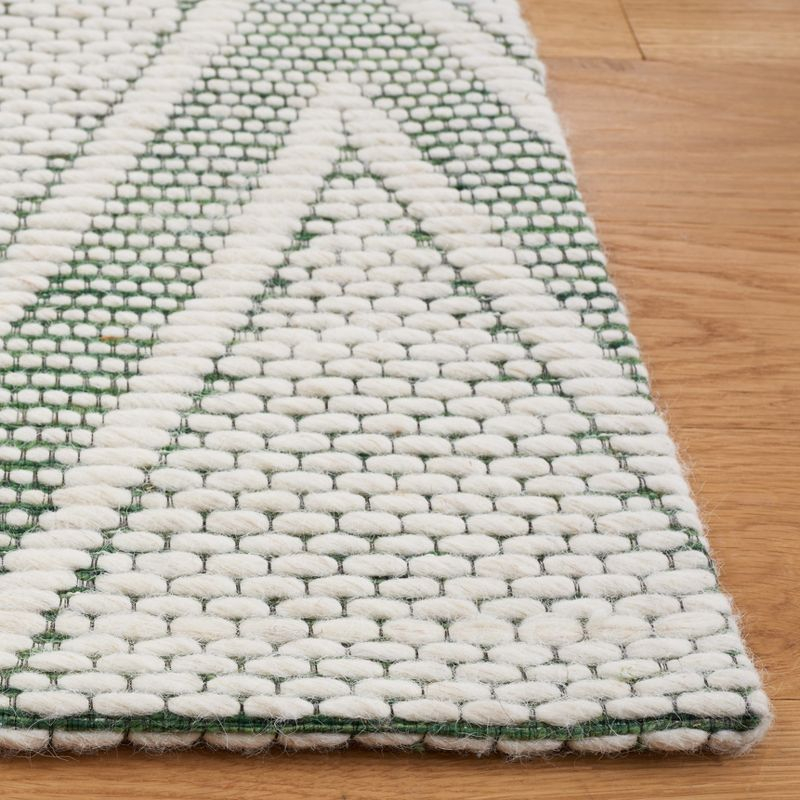 Marbella MRB326 Hand Woven Area Rug - Green/Ivory - 5'x8' - Safavieh.