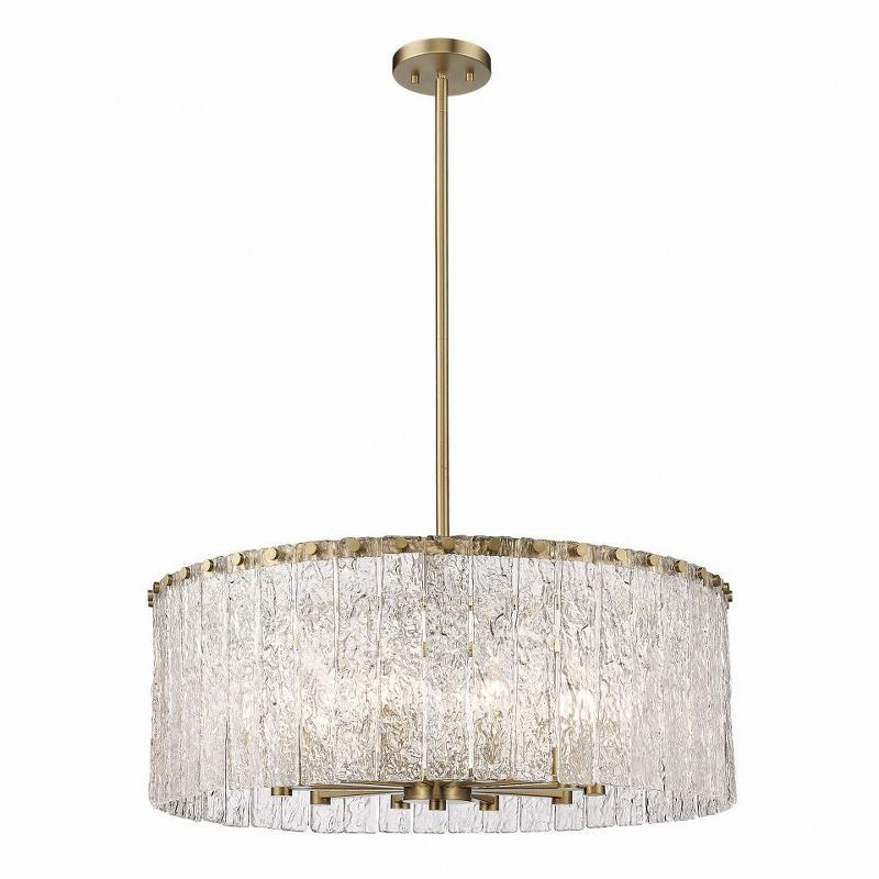 Z-Lite Glacier 10 - Light Chandelier in  Modern Gold