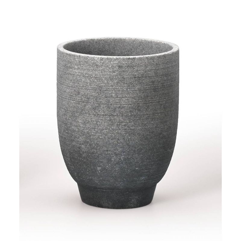 Greystone Tumbler Gray - Moda at Home: Resin Material, Hand Wash, 11oz Capacity, Bathroom Accessory