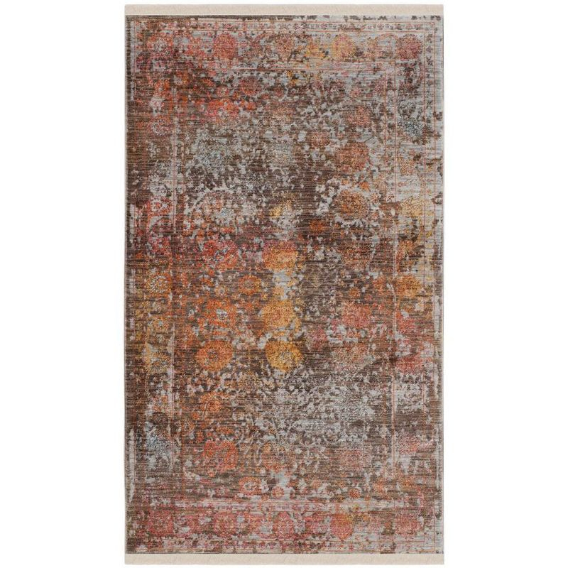 Vintage Persian VTP409 Power Loomed Indoor Area Rug - Brown/Multi - 4'x6' - Safavieh.