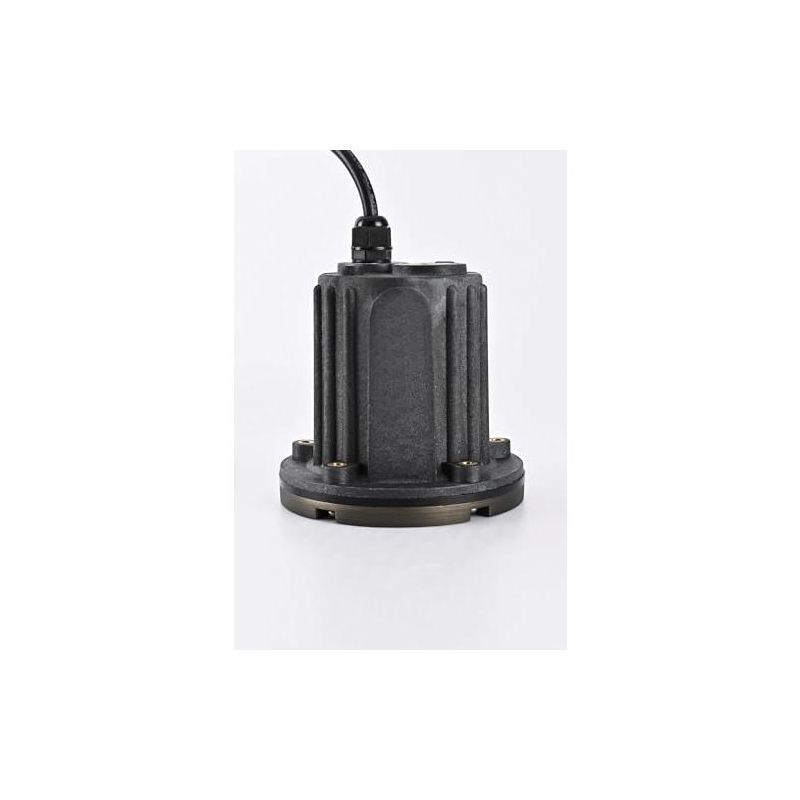 Elegant Lighting Well Light D5 H5.5Antique Brass clear Glass mr16 Halogen 35W/Led Gu5.3(Light Source Not Included)