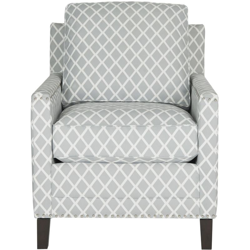 Buckler Arm Chair - MCR4613 - Grey/White - Safavieh