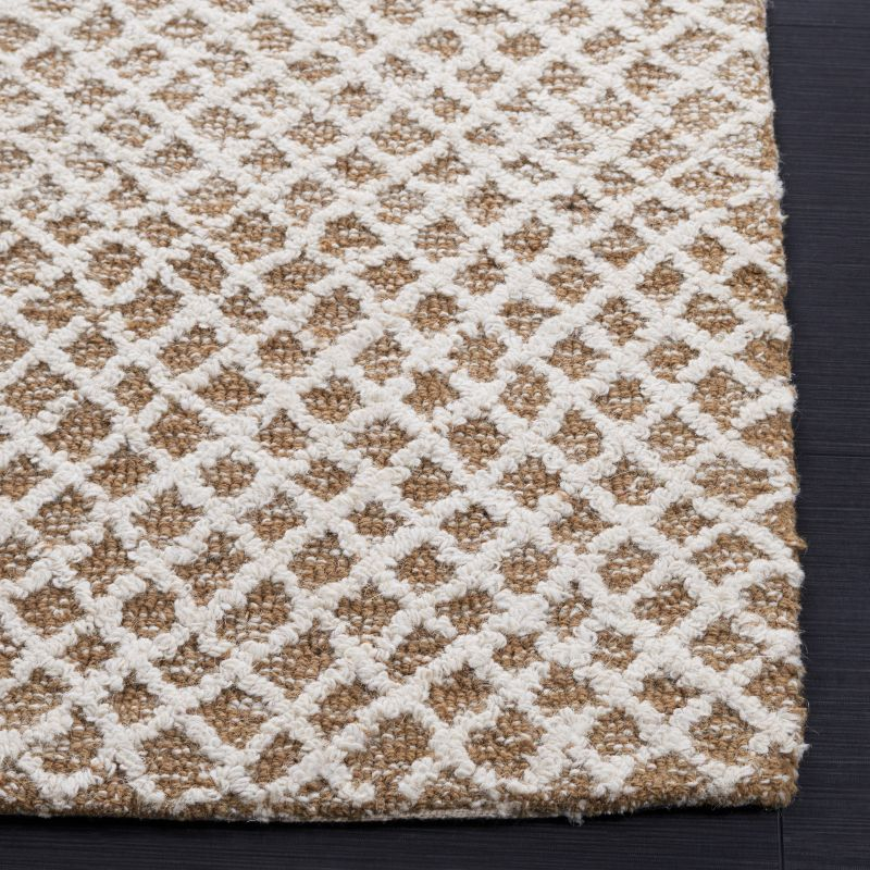 Micro-Loop MLP353 Hand Tufted Indoor Area Rug - Beige/Ivory - 5'x5' - Safavieh