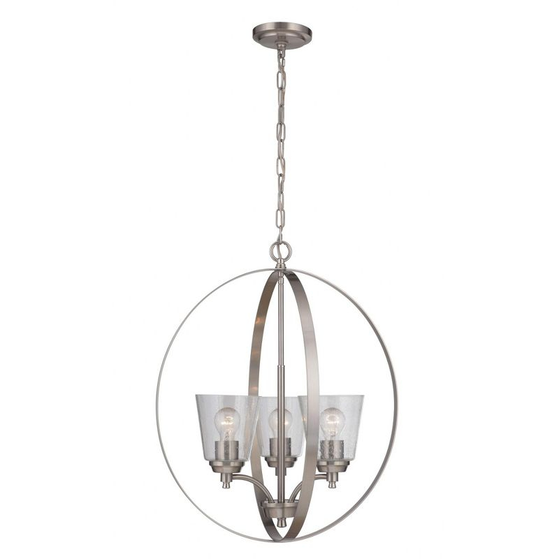 Craftmade Lighting Tyler 3 - Light Chandelier in  Brushed Polished Nickel