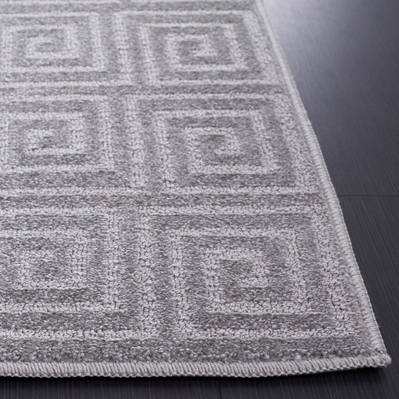 Pattern and Solid PNS412 Power Loomed Area Rug - Grey - 9'x13' - Safavieh.