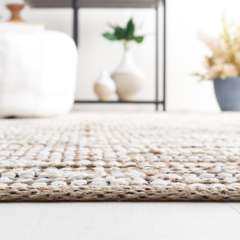 Vintage Leather VTL205 Hand Woven Runner Rug - Beige/Ivory - 2'3"x9' - Safavieh.