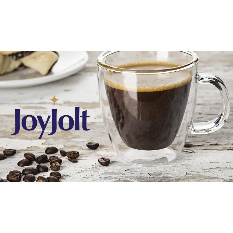 JoyJolt Declan Irish Double Wall Insulated Glass Coffee Cups - Set of 2 -15-Ounces
