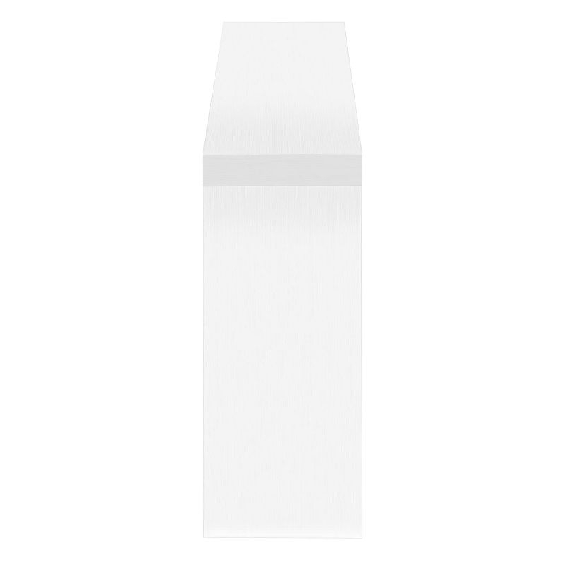 Monarch Specialties Accent Table Console Entryway Narrow Sofa Living Room Bedroom White Laminate Contemporary Modern