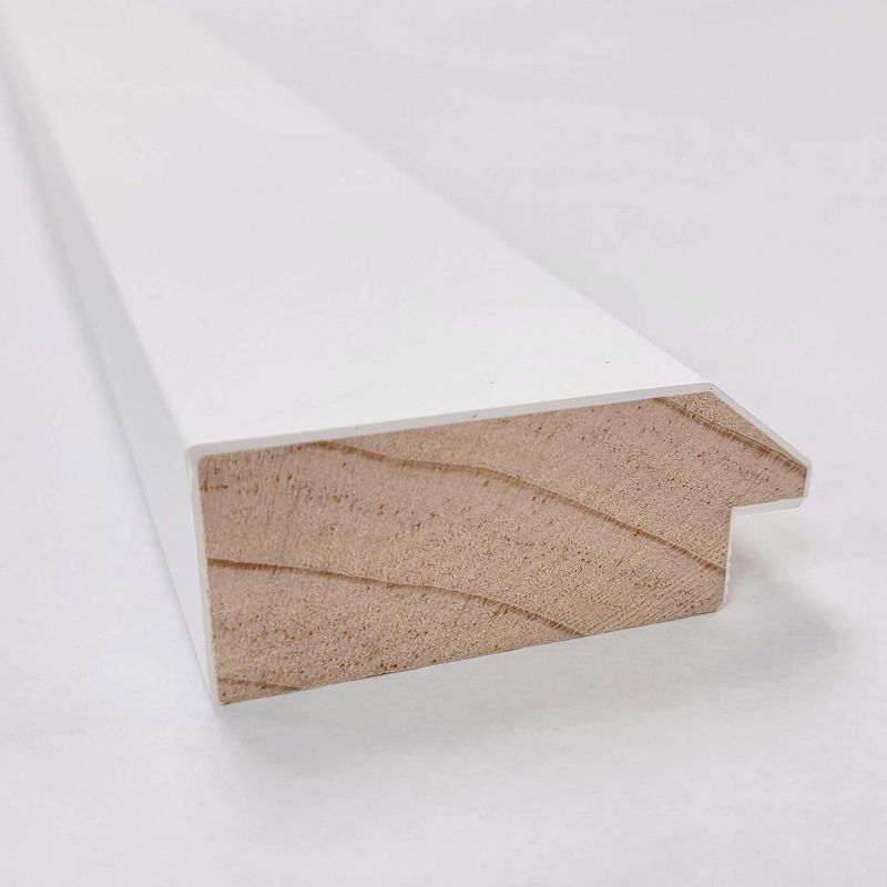 Amanti Art Blanco White Wood Picture Frame Opening Size 18x24 in.