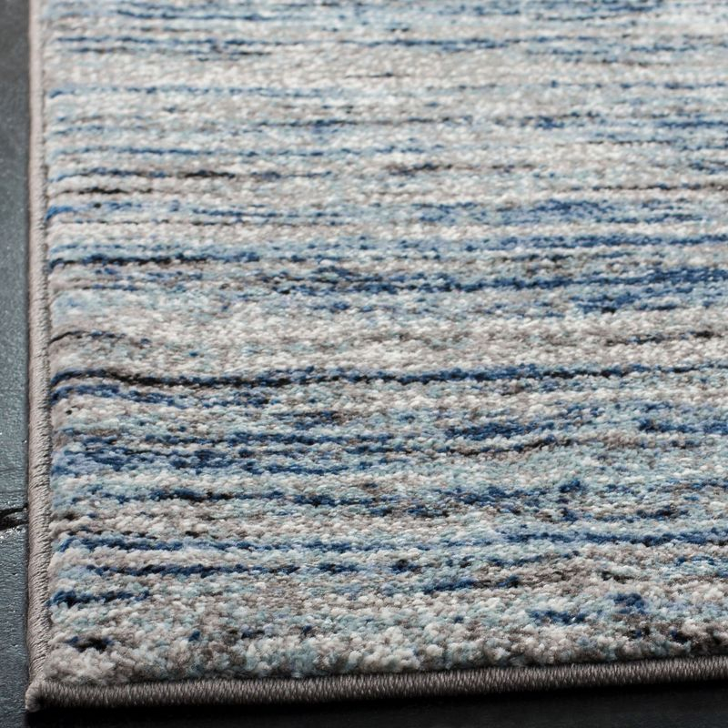 Galaxy GAL113 Power Loomed Indoor Area Rug - Blue/Grey - 6'7"x9' - Safavieh