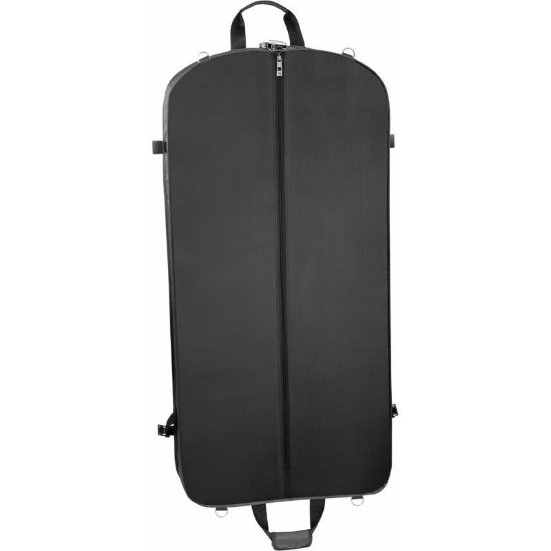 WallyBags 42" Premium Travel Garment Bag With Shoulder Strap, Grey