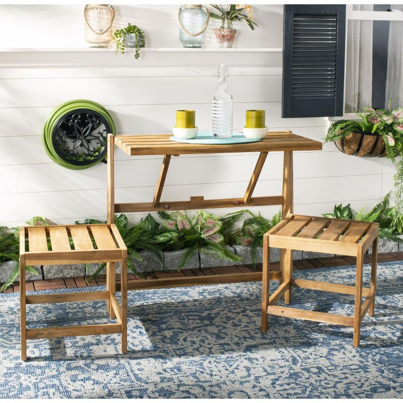 Belamy Transformer Bench - Outdoor - PAT6752 - Natural - Safavieh