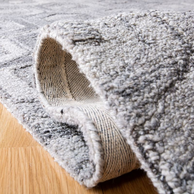 Abstract ABT632 Handmade Indoor Area Rug - Grey/Beige - 5'x8' - Safavieh