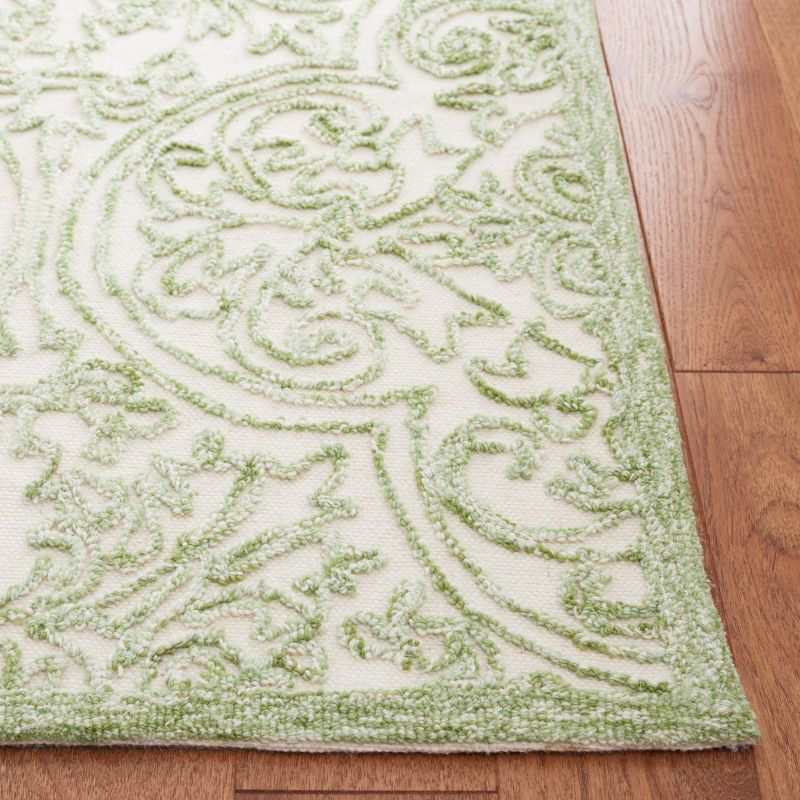 Martha Stewart Rugs Msr Trace Martha Stewart Hand Tufted Wool And Cotton With Latex Damask Rug