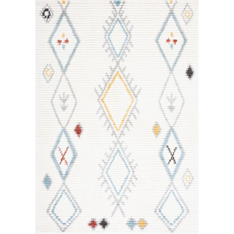 Marrakesh MRK310 Power Loomed Area Rug - Ivory/Gray - 8'x10' - Safavieh.