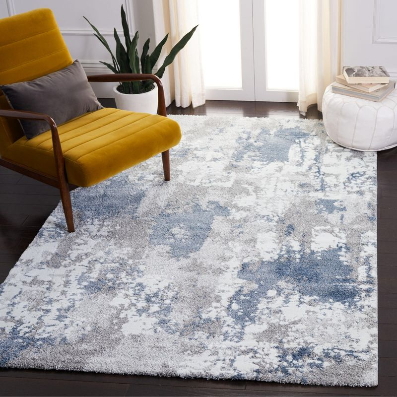 Century 300 CTY339 Power Loomed Indoor Accent Rug - Grey/Blue - 2'7"x5' - Safavieh
