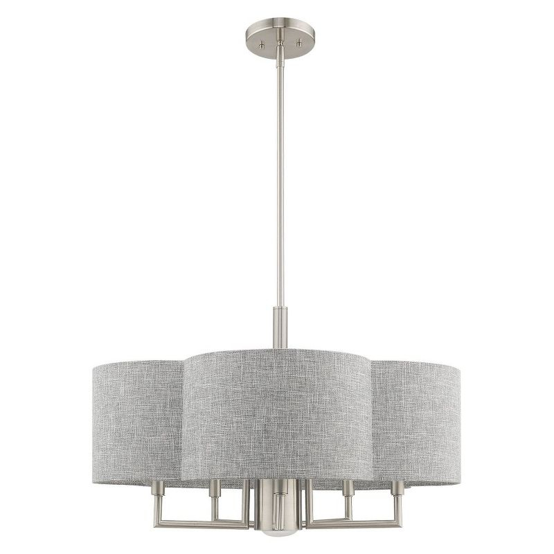 Livex Lighting Kalmar 5 - Light Chandelier in  Brushed Nickel