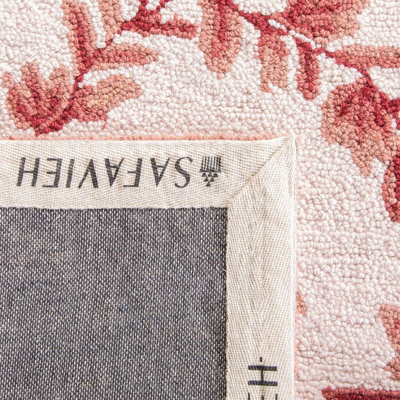 Chelsea HK55 Hand Hooked Accent Rug - Ivory/Rose - 1'8"x2'6" - Safavieh.