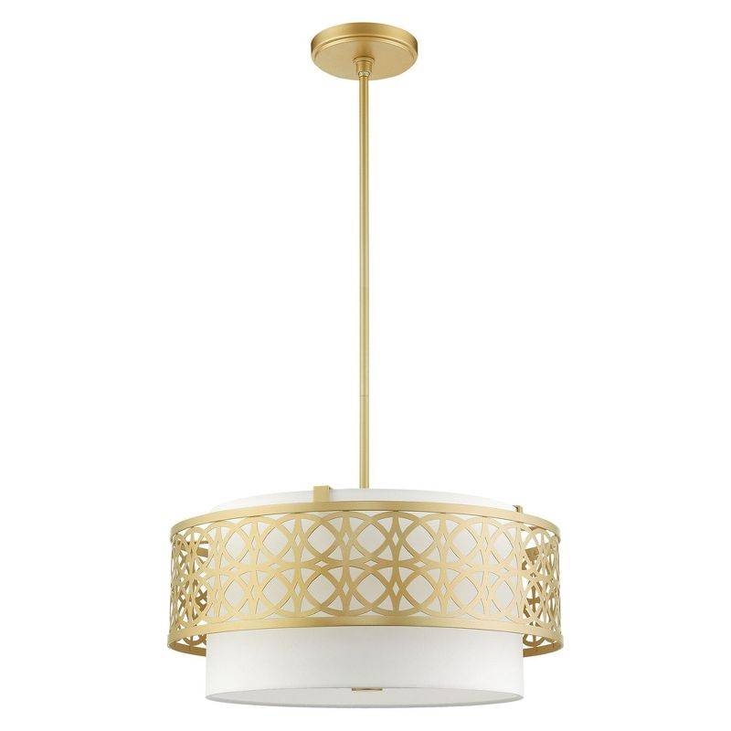 Livex Lighting Calinda 4 - Light Pendant in  Soft Gold