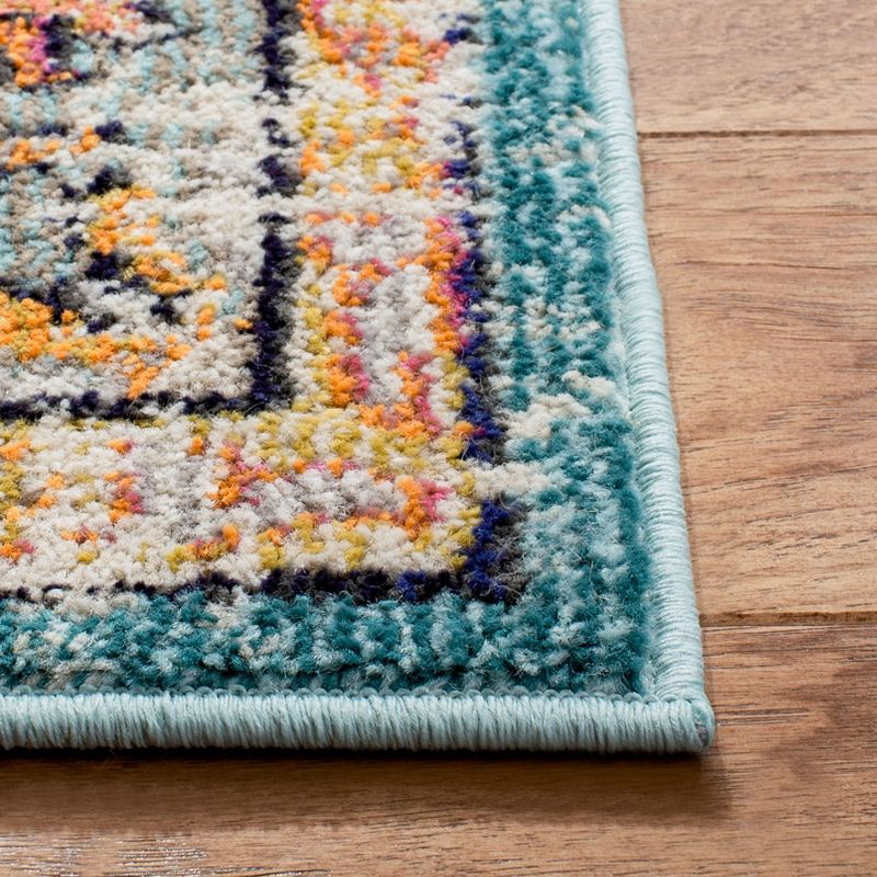 Madison MAD447 Power Loomed Indoor Area Rug - Grey/Light Blue - 6'x9' - Safavieh