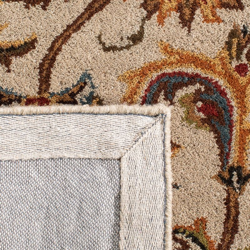 Classic CL758 Hand Tufted Accent Rug - Ivory/Ivory - 2'x3' - Safavieh.