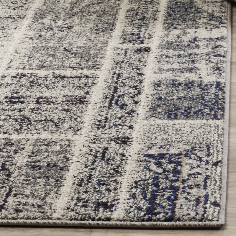 Monaco MNC216 Power Loomed Indoor Area Rug - Grey/Multi - 8'x11' - Safavieh