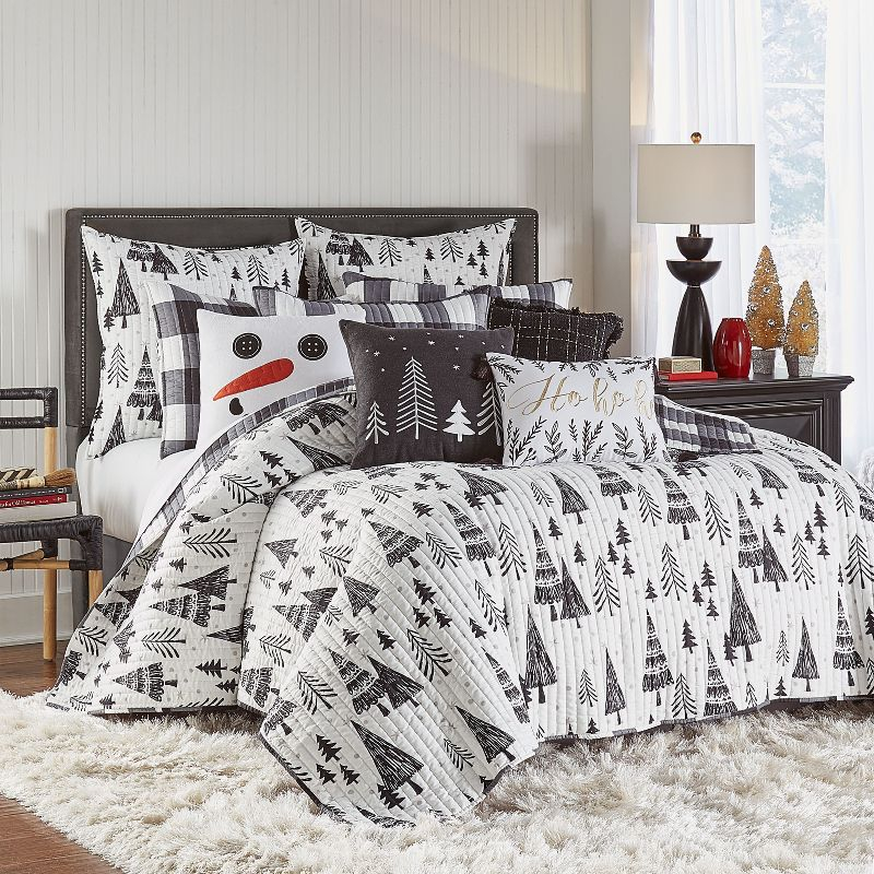 Northern Star Holiday Decorative Pillow White - Levtex Home