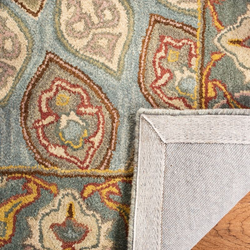 Heritage HG914 Hand Tufted Area Rug - Blue/Grey - 3'x5' - Safavieh.
