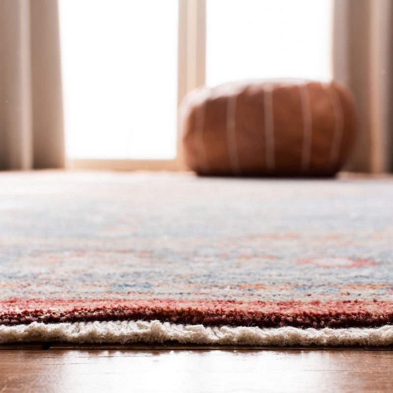 Kenitra KRA676 Power Loomed Area Rug - Blue/Red - 8'x10' - Safavieh.