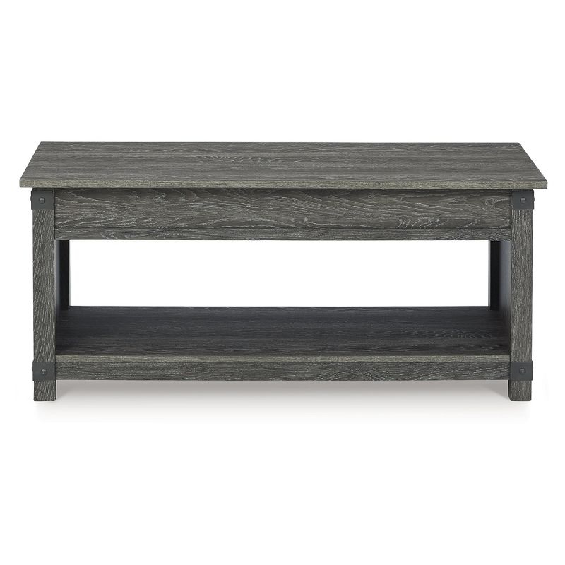 Signature Design by Ashley Casual Freedan Lift-Top Coffee Table  Grayish Brown