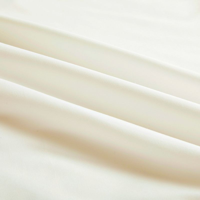 4 Piece 100% Cotton 400 Thread Count Sheet Set by Sweet Home Collection®, King, Ivory