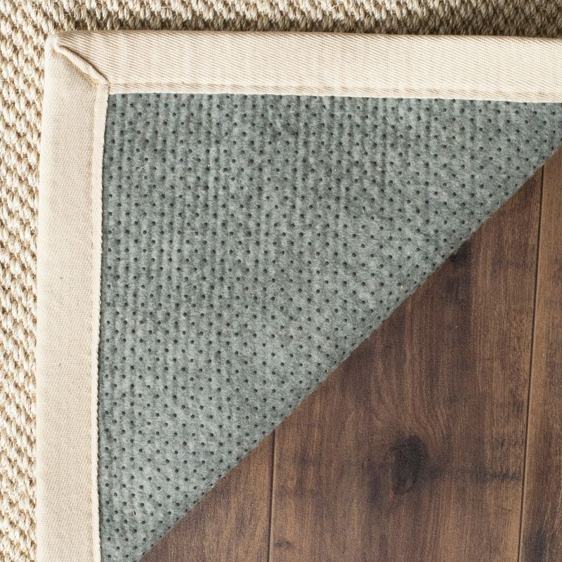 Natural Fiber NF143 Power Loomed Indoor Area Rug - Marble/Beige - 5'x5' - Safavieh
