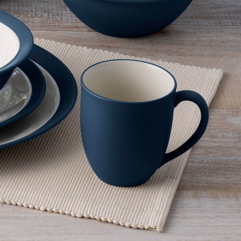 Noritake Colorwave Blue 4-Piece Square Place Setting