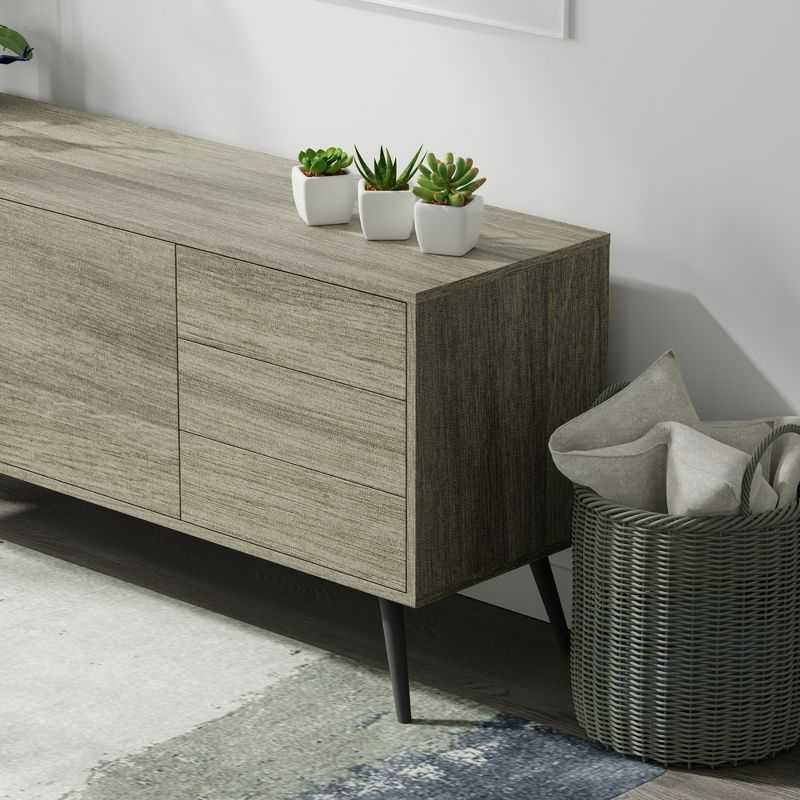 Glenwillow Home Atlas 59" Mid-Century Modern Buffet/Sideboard/TV Console