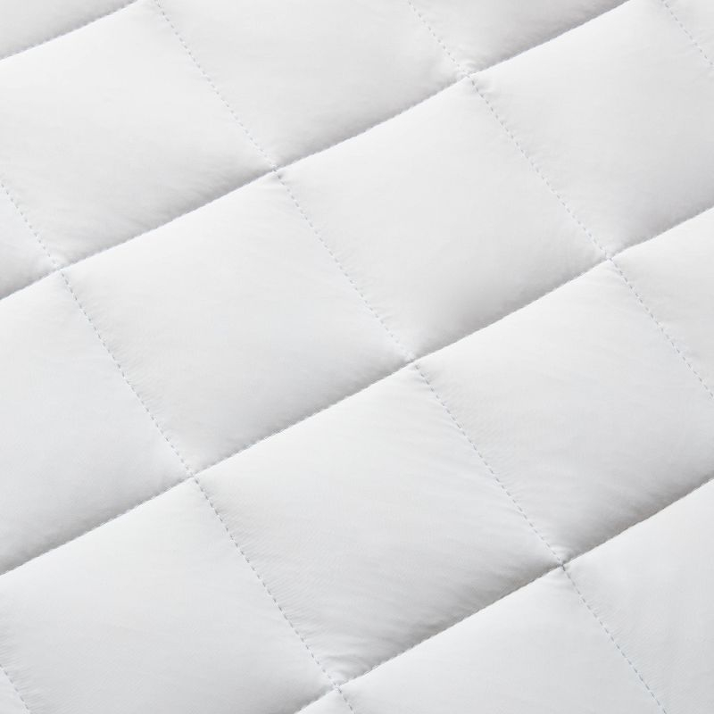 Full Cool Touch Waterproof Mattress Pad - Threshold™: Hypoallergenic Protector, Fits 18" Depth, Moisture-Wicking