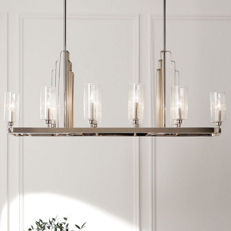 Kichler Lighting Kimrose 10 - Light Chandelier in  Polished Nickel
