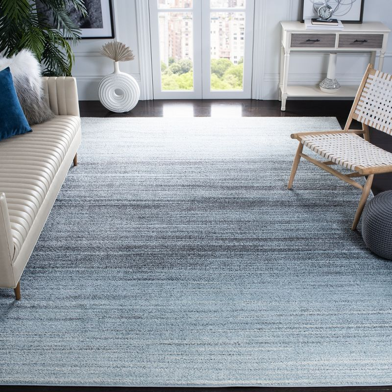 Adirondack ADR142 Machine Made Indoor Area Rug - Grey/Light Grey - 6'x6' - Safavieh