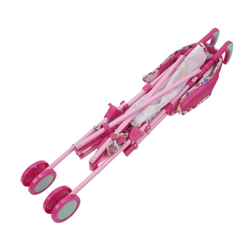 Baby Alive: Doll Stroller - Pink & Rainbow - Fits Dolls Up To 24"