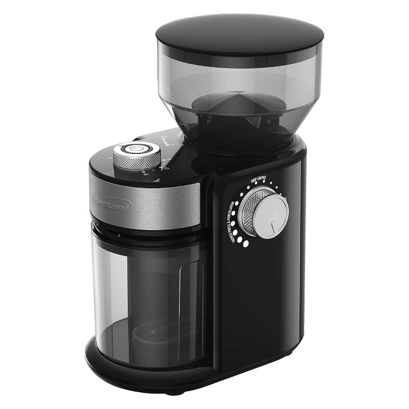Brentwood 32-Cup Electric Automatic Burr Coffee Grinder in Black