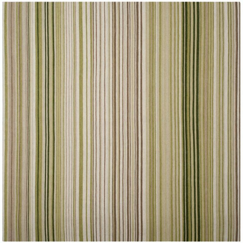 Marbella MRB273 Hand Loomed Indoor Area Rug - Green - 7'x7' - Safavieh.