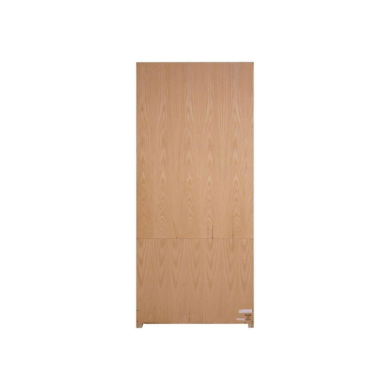 84" Huntington Oxford Wood Bookcase Wheat - Martin Furniture: Hardwood, 7 Shelves, No Assembly Required