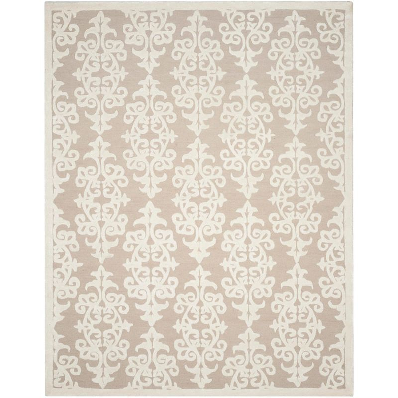 Bella BEL127 Hand Tufted Area Rug - Sand/Ivory - 8'x10' - Safavieh.