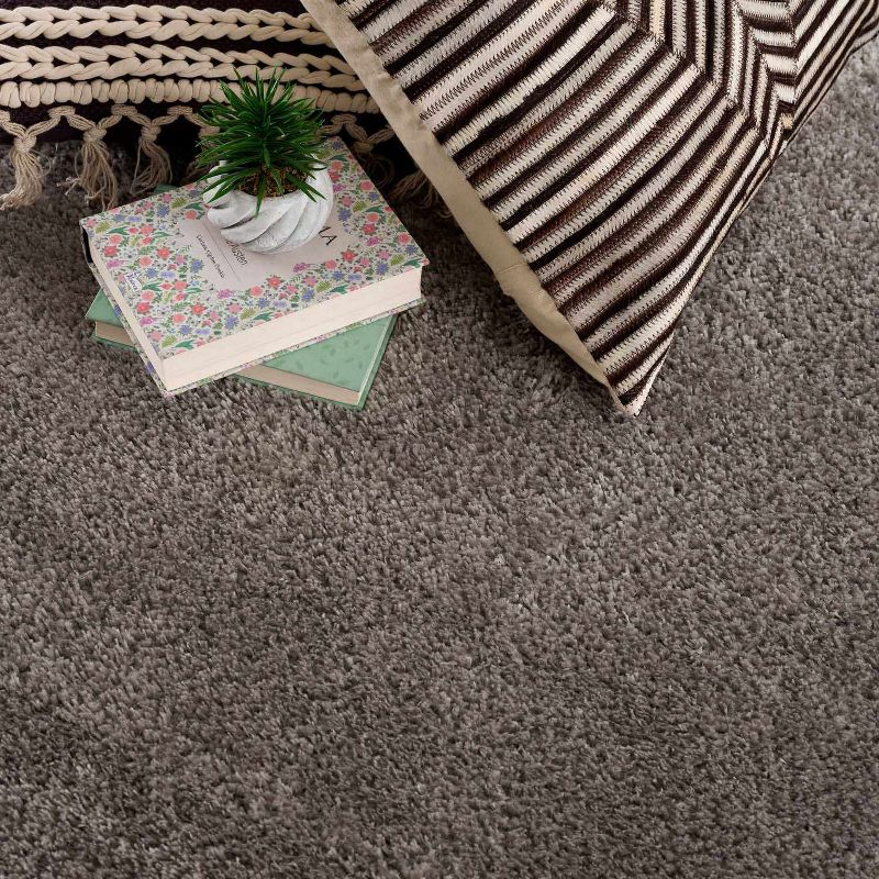 Hauteloom Rectangle Area Rug  Gray